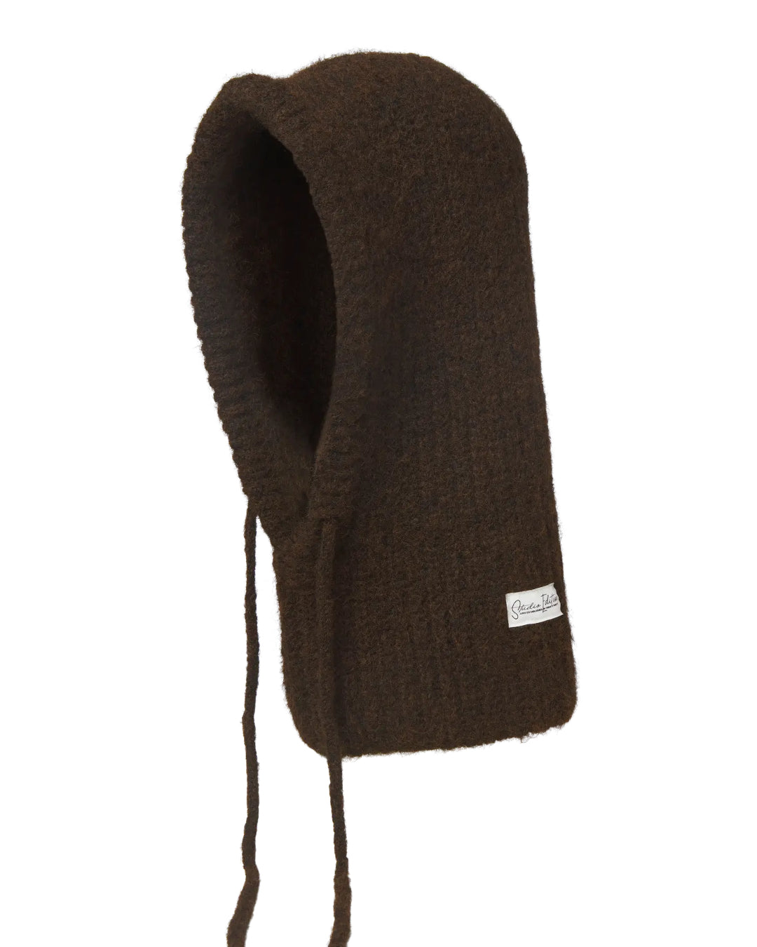 Produktbillede af brun KATHERINE balaclava. Fra BySofieSønderby