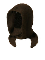 Produktbillede af brun KATHERINE balaclava. BySofieSønderby.