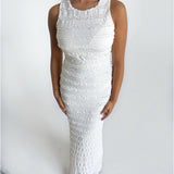KIMBERLY kjole, creme