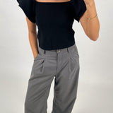 LEONORA top, sort