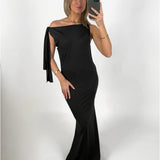 LILJA maxi kjole, sort