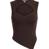 LINA top, brun