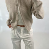 LINNEA strik cardigan, beige