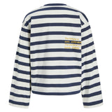 LONA langærmet, hvid/navy