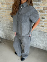 LOUISE denim skjorte grå