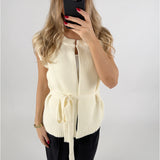 LUELLA vest, creme