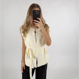 LUELLA vest, creme