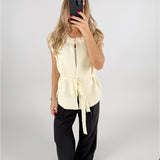 LUELLA vest, creme