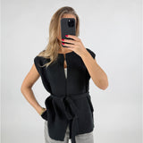LUELLA vest, sort
