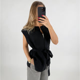 LUELLA vest, sort
