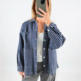 LULA denim jakke, mørkeblå