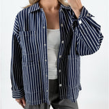 LULA denim jakke, mørkeblå