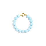LULU perle armbånd, lyseblå