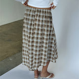 LYNN nederdel, beige
