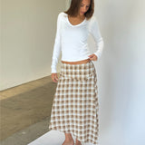 LYNN nederdel, beige