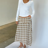 LYNN nederdel, beige
