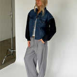 MADDIE bomberjakke, denim