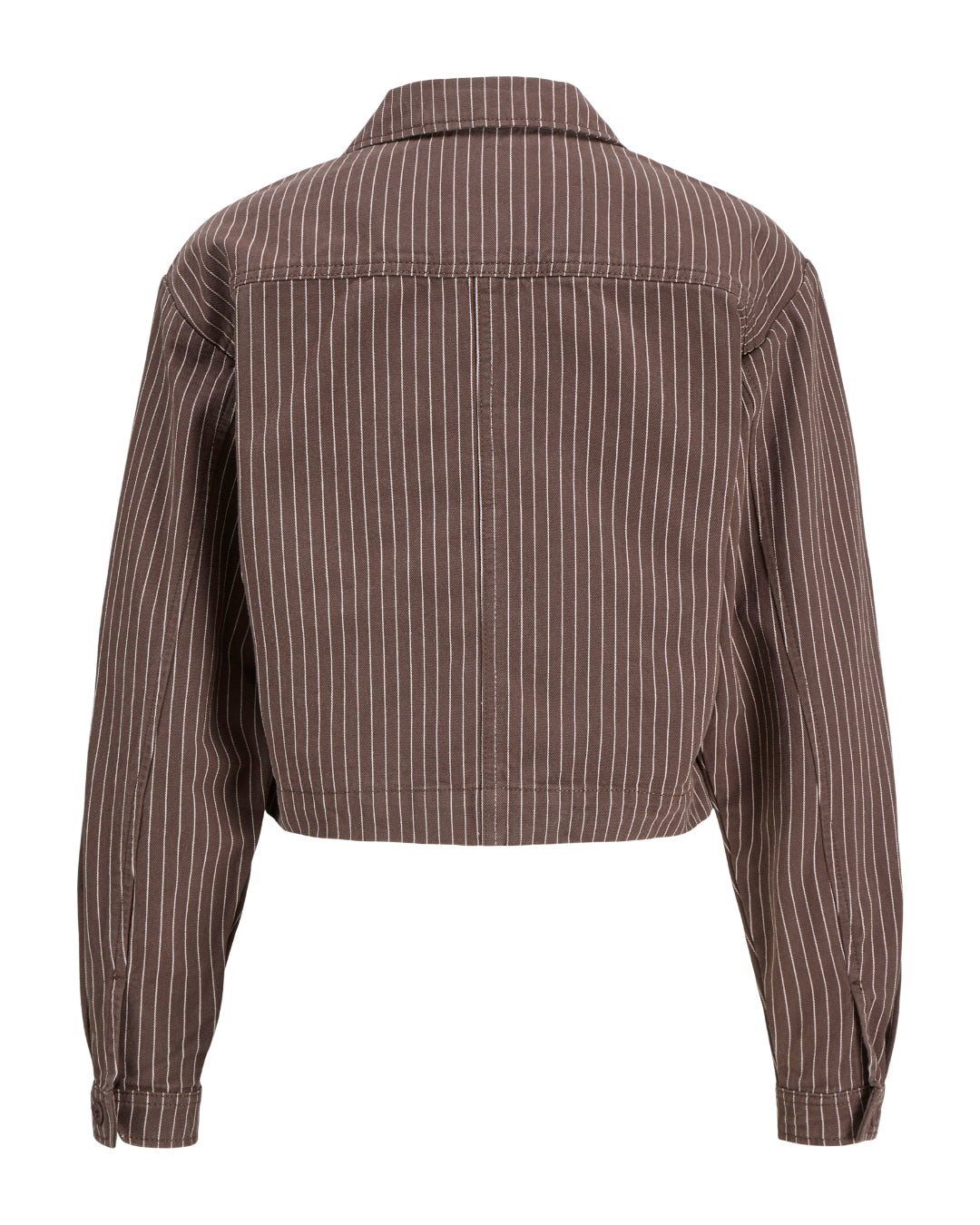 Produktbillede af brun/lyserød MADDY jakke. Set bagfra. Fra BySofieSønderby.