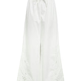 Produktbillede af hvid MADIA buks. Set forfra. Fra BySofieSønderby