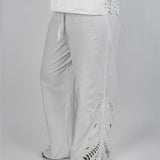 MADIA wide leg bukser, hvid