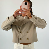 MAGNOLIA kort trenchcoat, beige