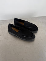 Billede af sorte MALAYA loafers. Fra BySofieSønderby