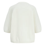 MARGE strik t-shirt, hvid