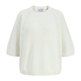 MARGE strik t-shirt, hvid