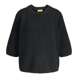 MARGE strik t-shirt, sort