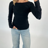 MATHILDE bluse, sort
