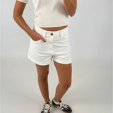 MERLE shorts, hvid