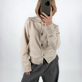 MERRIT strik cardigan, beige