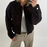 MIA denim jakke, brun