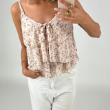 MICHELA top, beige