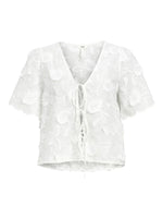 Produktfoto af MINI bluse, hvid på hvid baggrund - fra BySofieSønderby