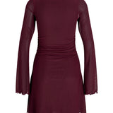MINNA kjole bordeaux