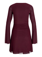 MINNA kjole bordeaux