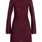 MINNA kjole bordeaux