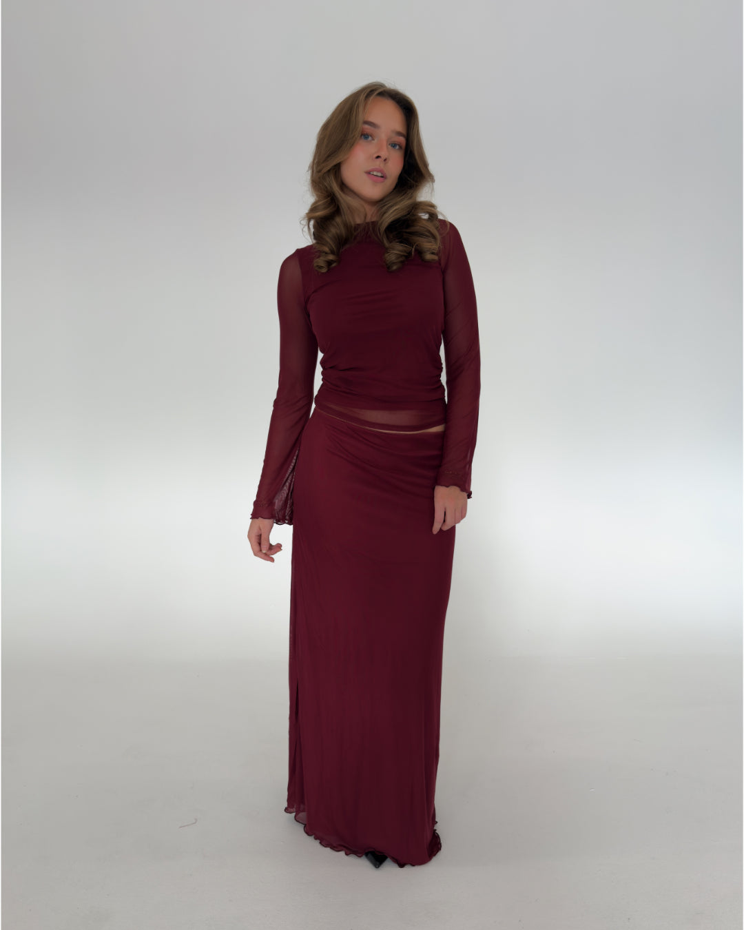 MINNA nederdel bordeaux