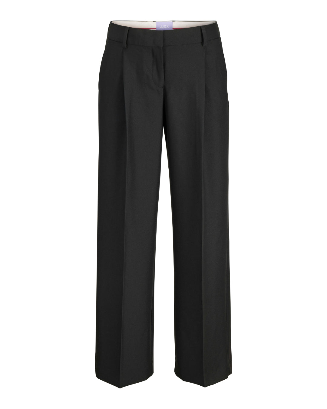 Produktbillede af sorte NAOMI ELLIS bukser. Set forfra. Fra BySofieSønderby