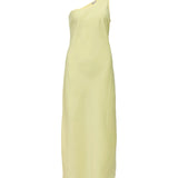 NAT one shoulder kjole, gul