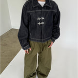 NOELLE denim jakke, mørkeblå