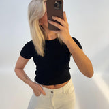 OLINA t-shirt, sort