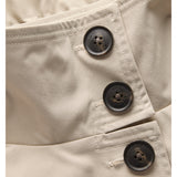 Detaljebillede af beige OLIVIA jakke. Fra BySofieSønderby