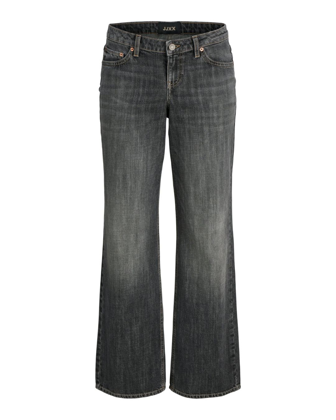 Produktfoto af grå Palermo jeans. På hvid baggrund. Fra BySofieSønderby