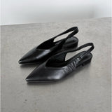 PALOMA spidse ballerinaer, sort