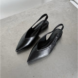 PALOMA spidse ballerinaer, sort