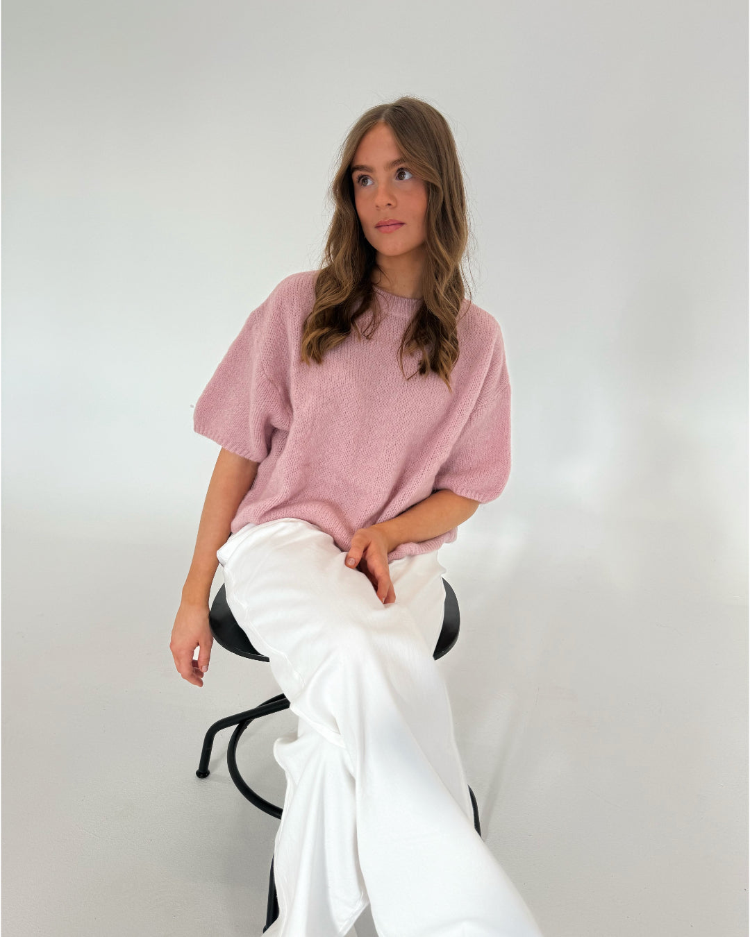POPPY strik lyserød