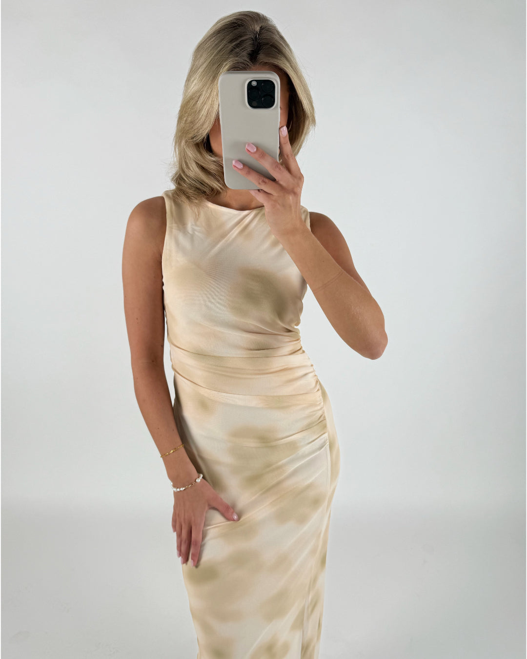 RACHEL kjole beige
