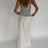 RAQUEL maxi nederdel, hvid